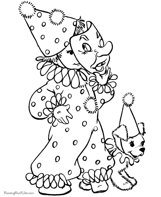 Free Halloween coloring page for kids