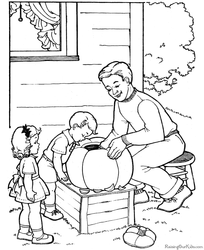 Halloween coloring pages for kids!