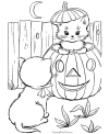 Halloween coloring page to print