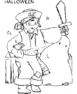 coloring page of Printable Halloween