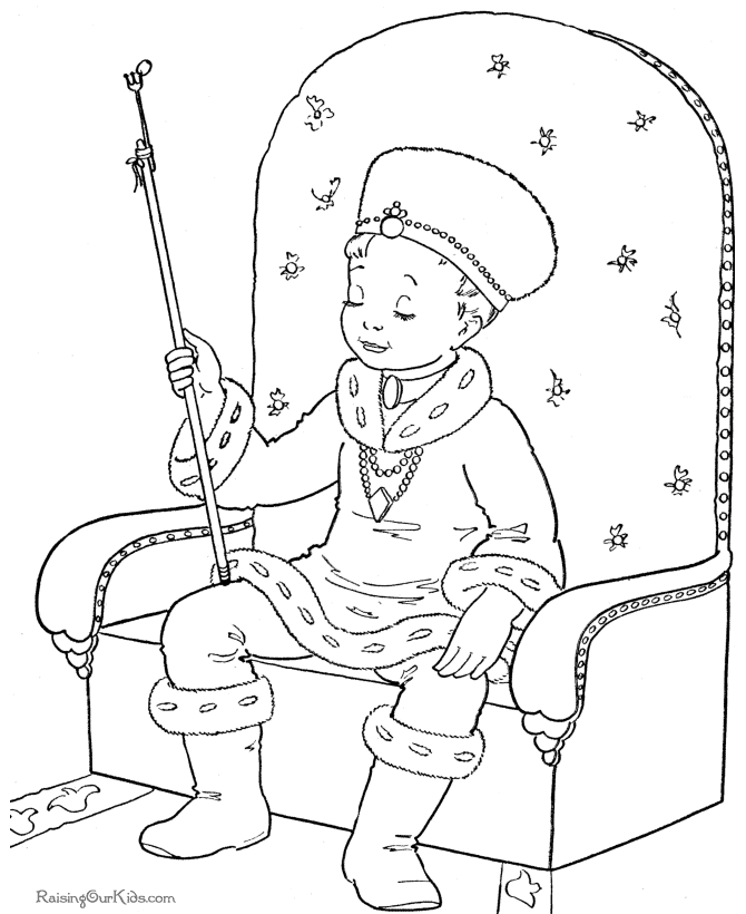 Printable Halloween boy coloring book pages!