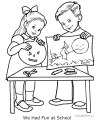 Child Halloween pumpkin